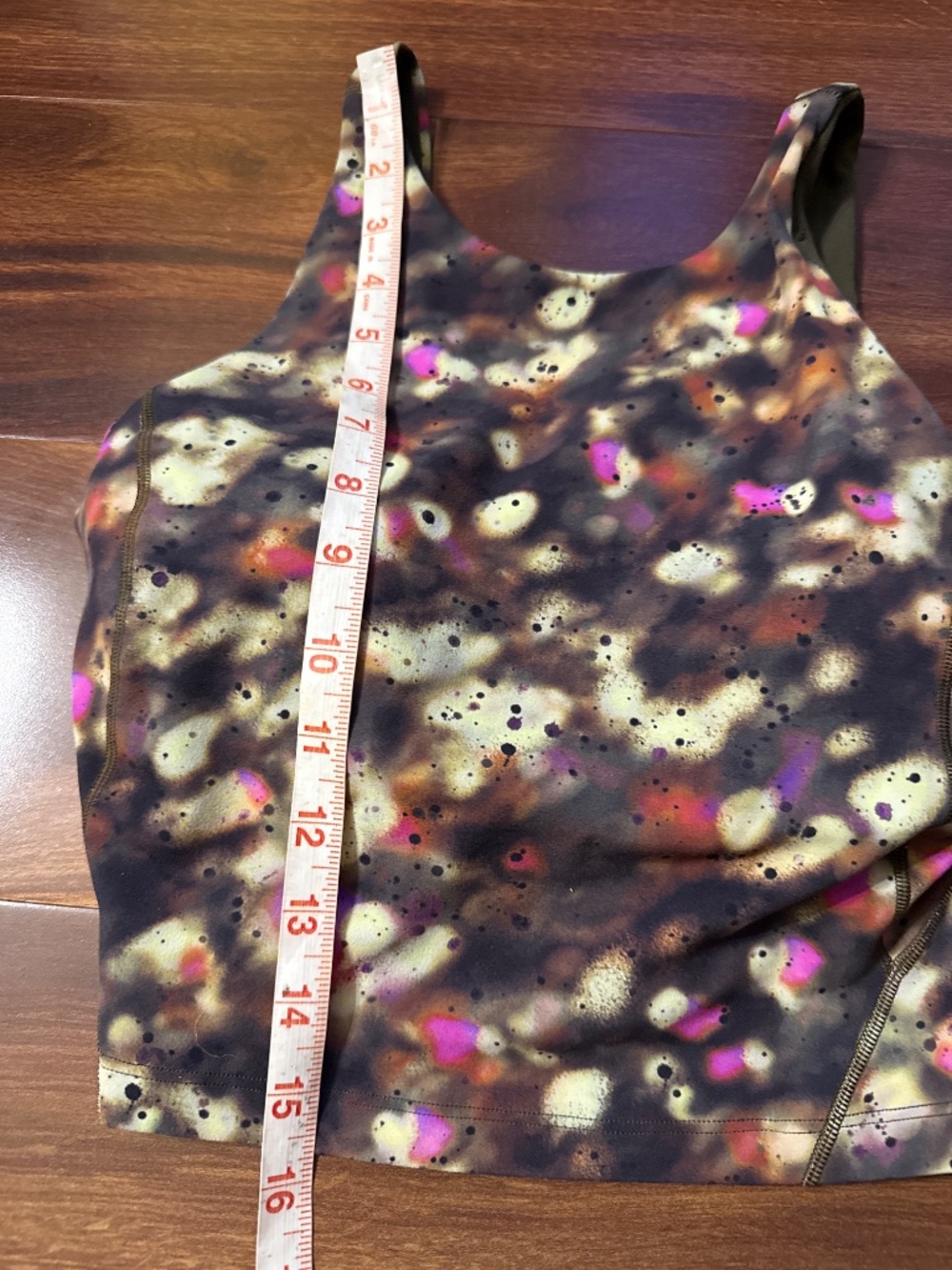 LULULEMON Athletica Multi Colored Tie Dye Sports Bra size 4 - Picture 5 of 6